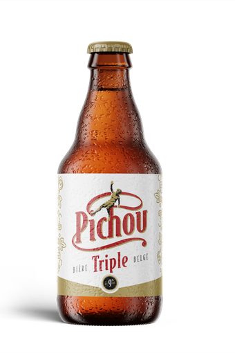 Bouteille de Pichou Triple 33 cl, étiquette sombre